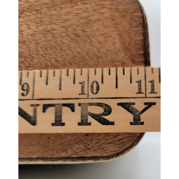 1960s Tote Bag Colins Jeweled Floral Beaded Design Button Closure Wood Bottom - Picture 15 of 16